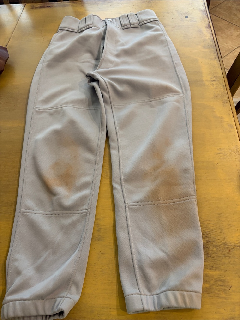 Mizuno Men's Baseball Pants in Light Gray